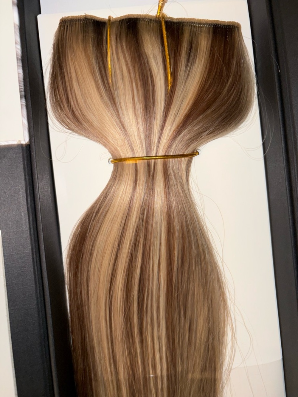 Remy halo  Extensions - Blonde/Ligthbrown